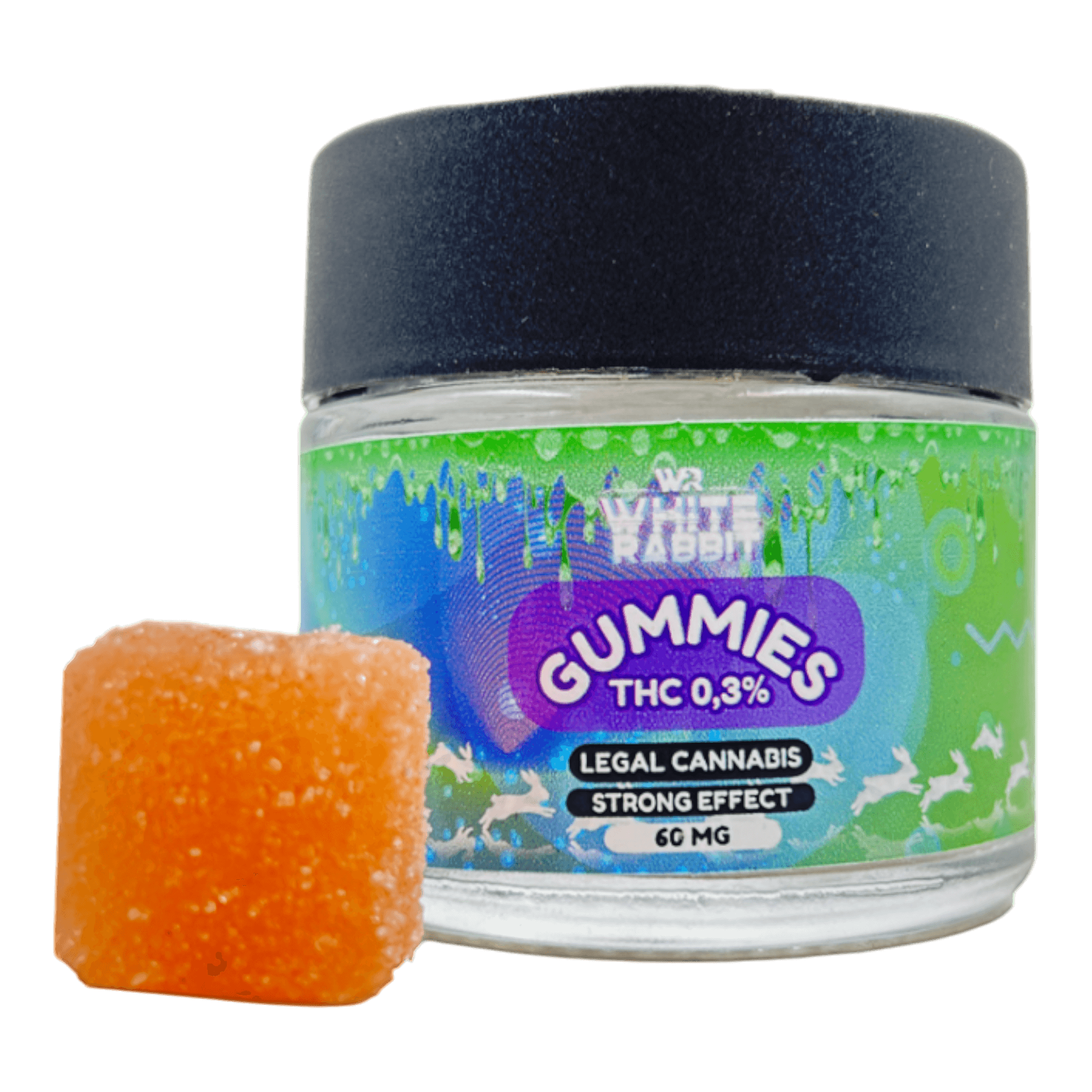 60 mg | 3 gominolas WHITE RABBIT